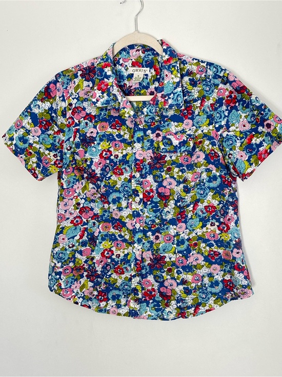 Orvis Tops - Orvis Classic Floral Women Button Shirt Size Medium Casual Classic A33